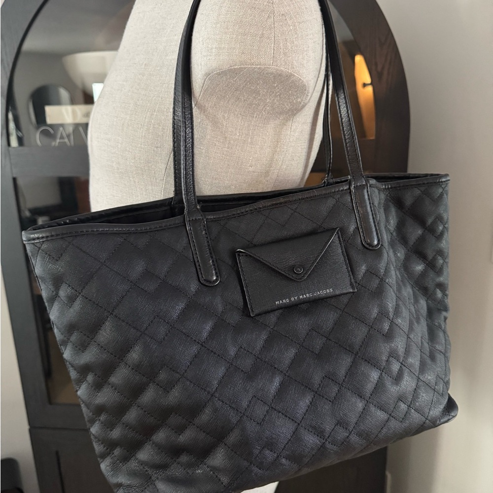 Marc Jacobs Black Quilted Tote